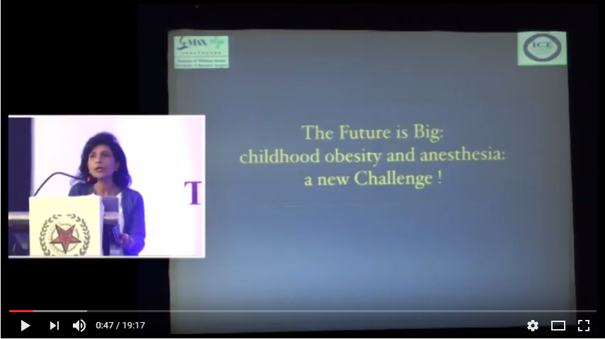 The Future is Big: Obesity in Children and Anaesthesia, A New Challenge