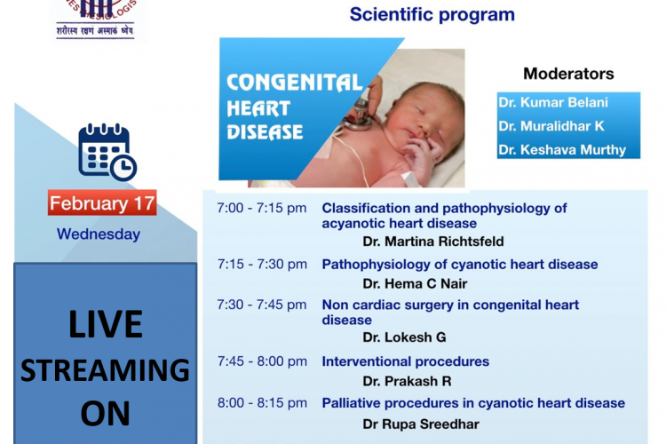 INDIAN COLLEGE OF ANESTHESIOLOGISTS ( ICA ) Present’s Scientific program On : CONGENITAL HEART DISEASE
