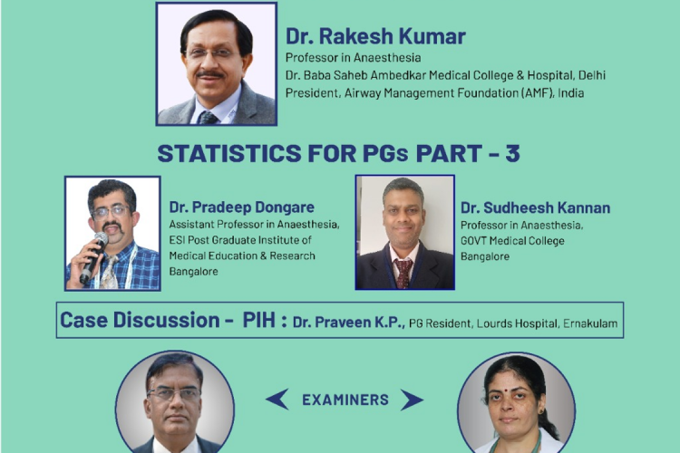 Indian Society of Anaesthesiologists ( ISA ) , Kerala State Chapter PG UPDATE : TOPIC 1ST “SUPRAGLOTTIC AIRWAY DEVICES” : TOPIC 2ND STATISTICS FOR  PGs : Case Discussion -PIH AND THEN EXAMINER TAKING VIVA