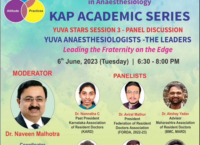 YUVA ANAESTHESIOLOGISTS-THE LEADERS : Leading the fraternity on the edge